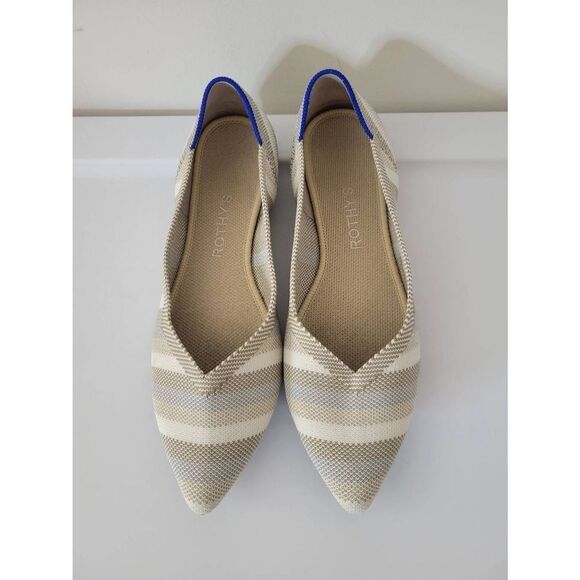 Rothy's Shoes - Rothy's Golden Stripe Points Flats 8.5, Retired